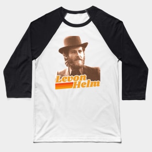 Levon Helm // The Dirt FanArt Tribute Baseball T-Shirt